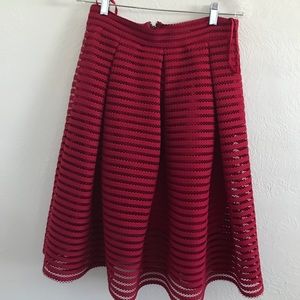 Red Esley Skirt